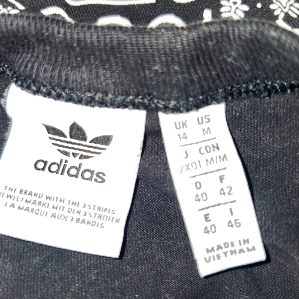 Adidas | Women's Black Crop T-shirt - Picture 5 of 5